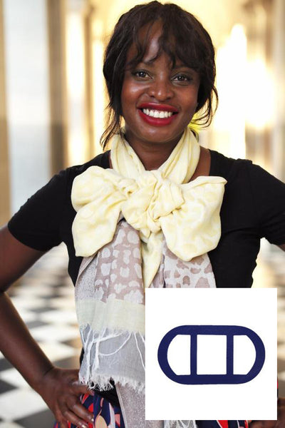 Bow Sqarfette - Royal Blue