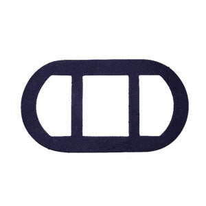 Bow Sqarfette - Navy Blue