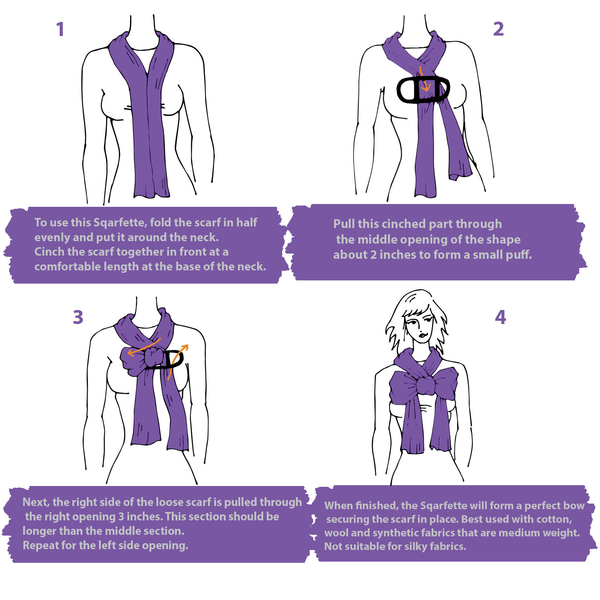 Bow Sqarfette - Bright Yellow