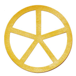 Flower Sqarfette - Bright Yellow